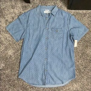 Men’s large tall button up